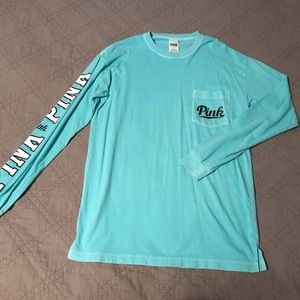 Pink long sleeve top